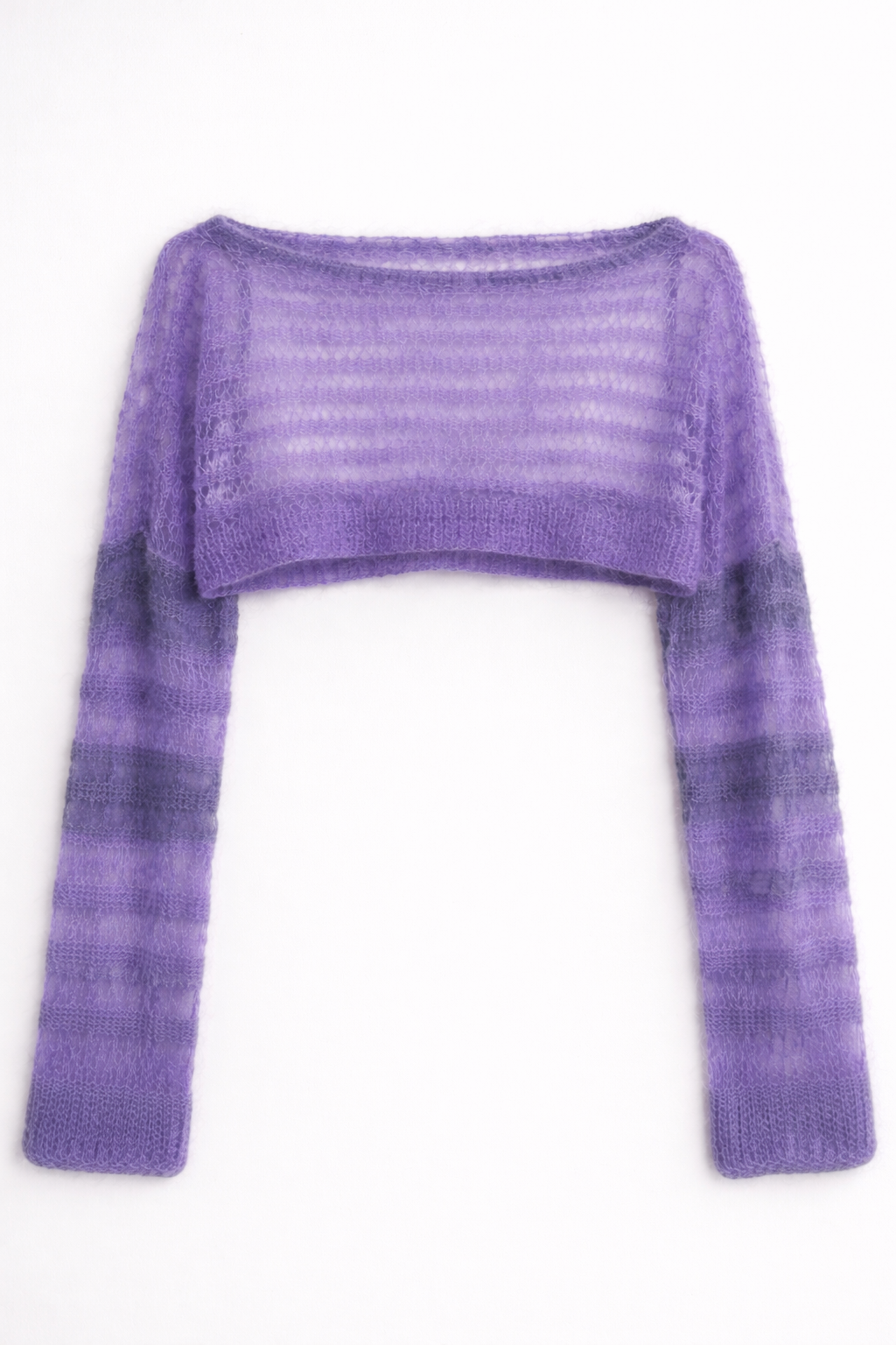 HANDMADE KNITTED CROPPED SWEATER