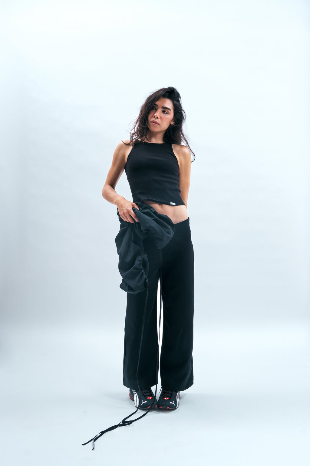 FLUID SUIT BLACK JEANS