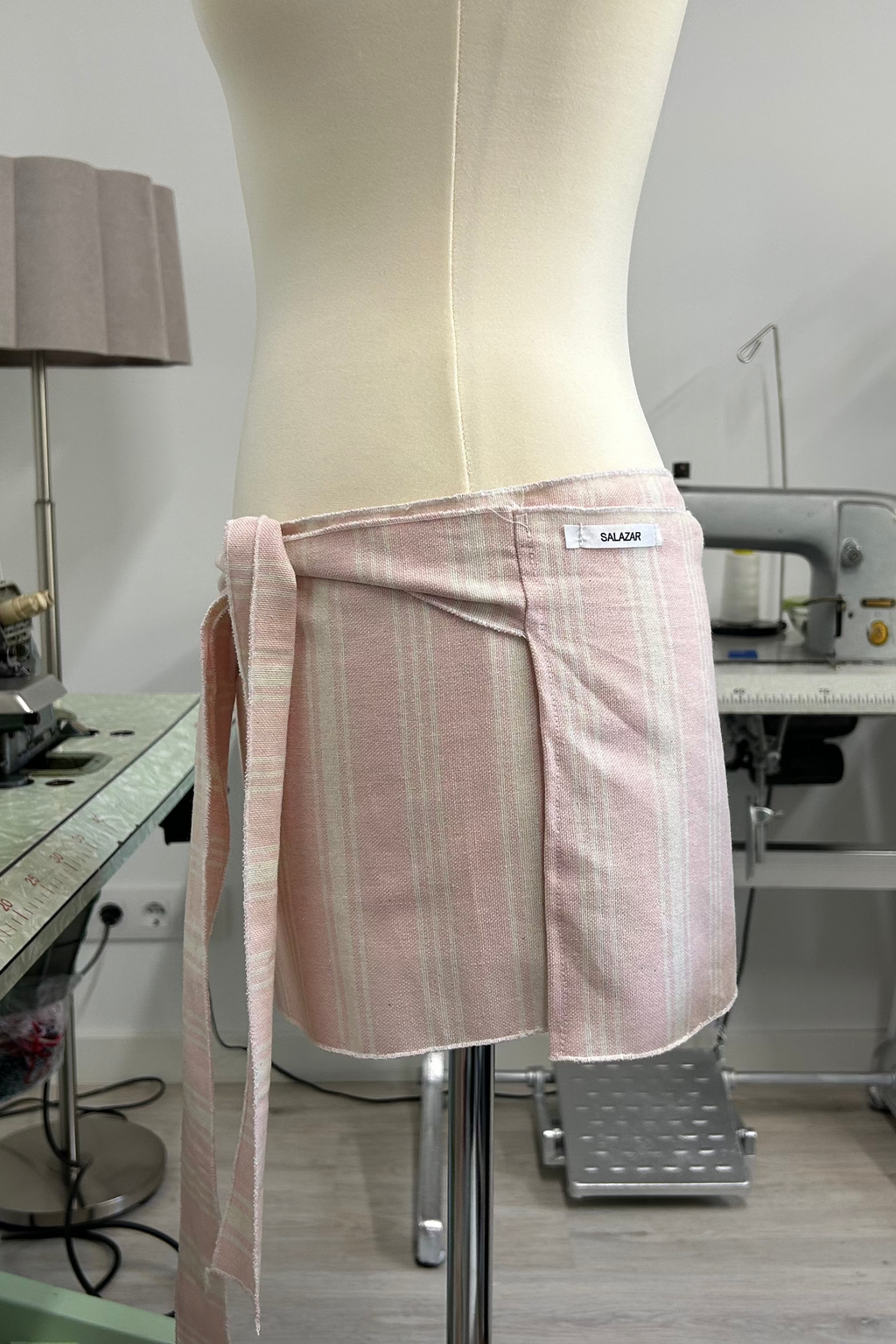 Detail of Emma Mini Skirt by Salazar Studios