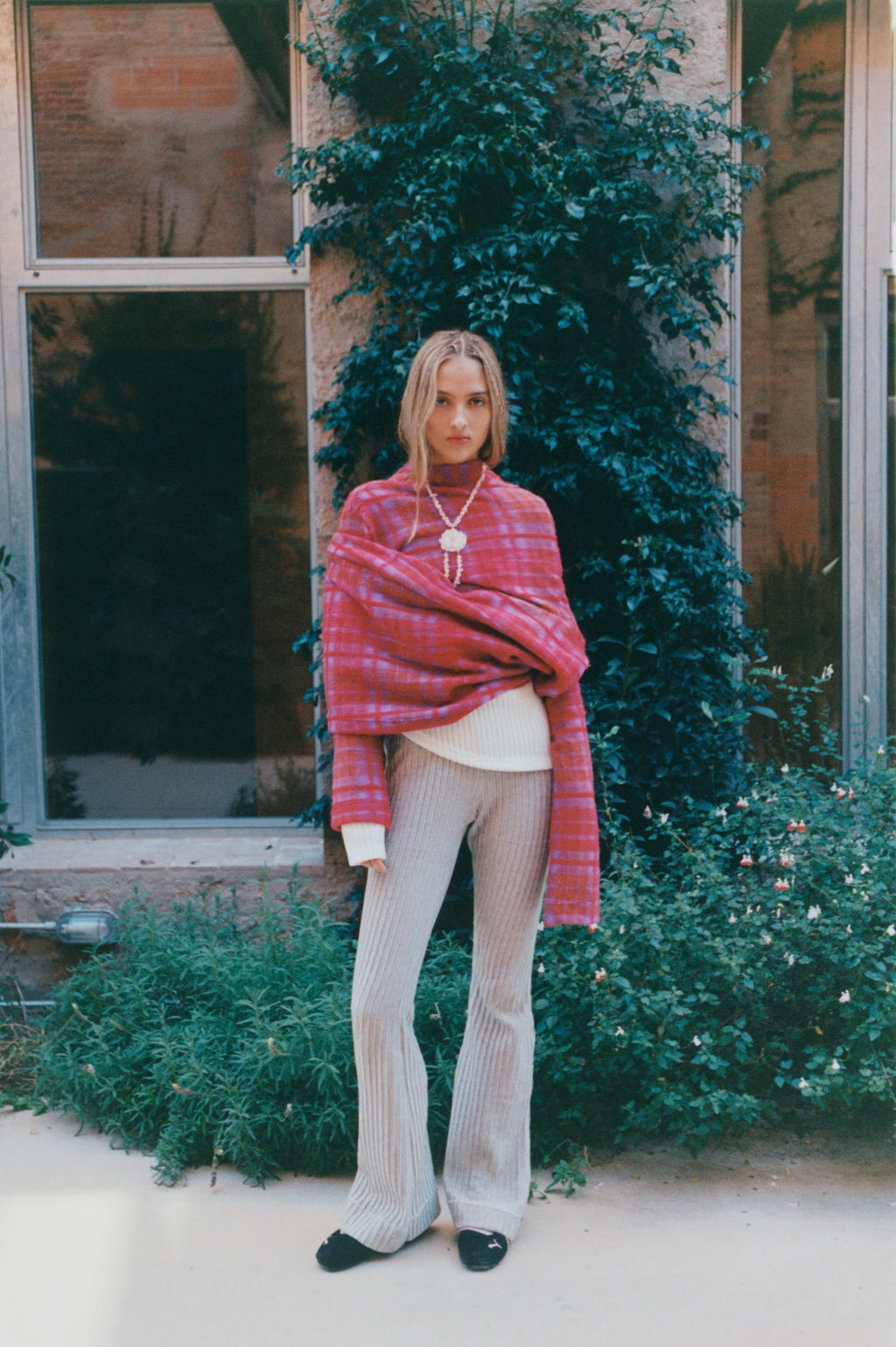 Model wearing the Immersive Mohair Sweater