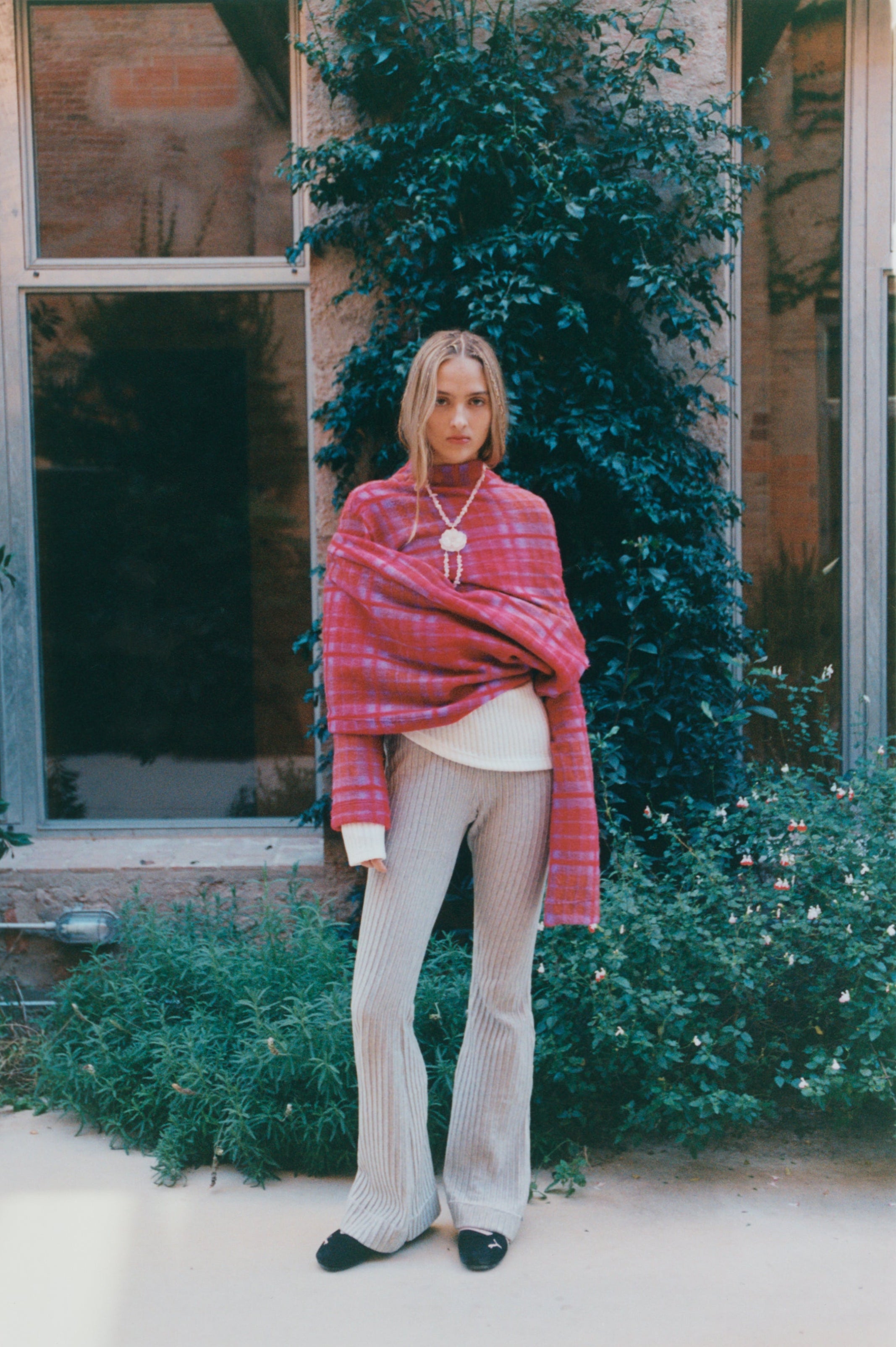 Model wearing the Immersive Mohair Sweater