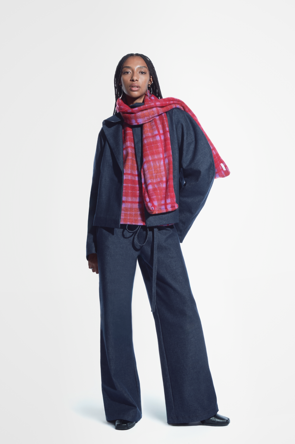 Vera Tartan Scarf by Salazar Studios