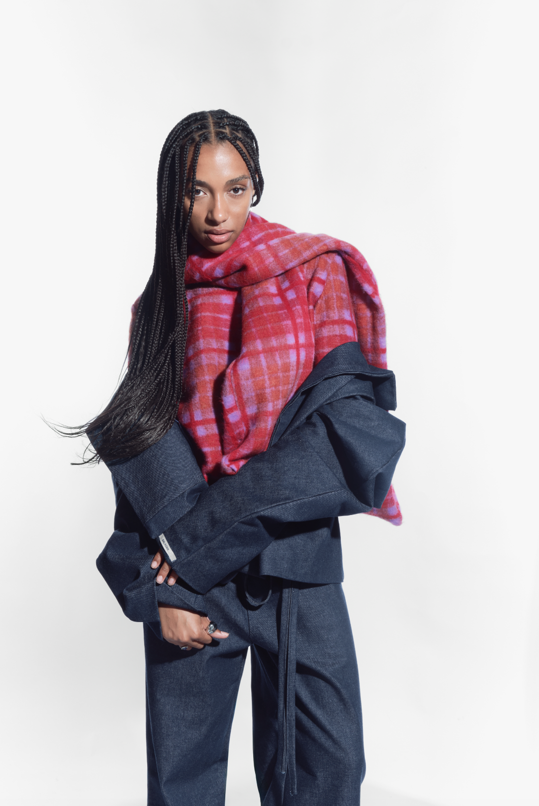 Vera Tartan Scarf by Salazar Studios