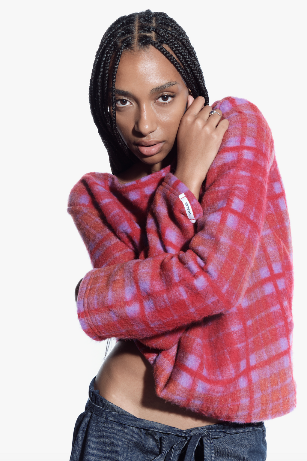 Vera Tartan Top by Salazar Studios
