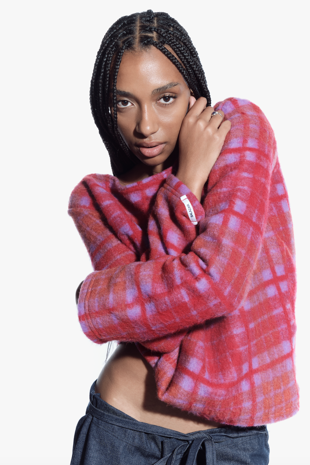 Vera Tartan Top by Salazar Studios