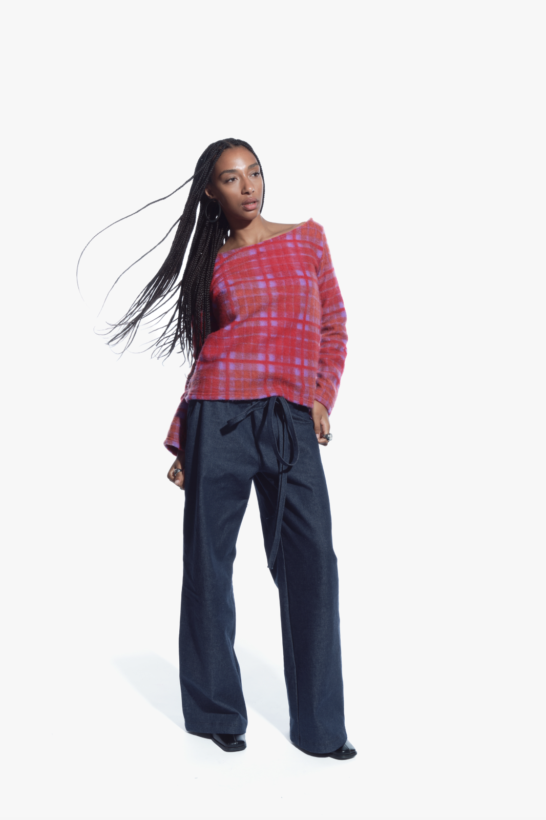 Vera Tartan Top by Salazar Studios
